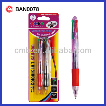 4 COLOR RETRACTABLE BALL POINT PENS