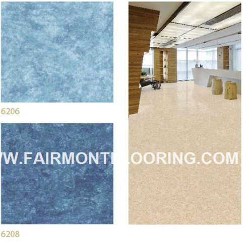 PVC Flooring for Kids / PVC Flooring for Sports, for Office in Tiles JX-01