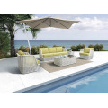 Moderne aluminium PE Rattan Sofe Set Meubels