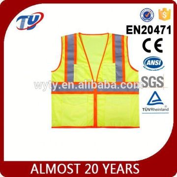 Reflective ansi class 2 safety vest ansi 2010 safety vest