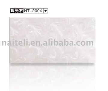 Naiteli Artificial Pearl Stone Pearl White Marble