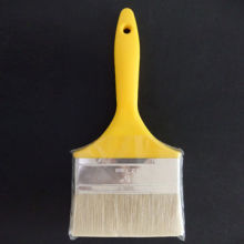 White Bristle Brushes Plastic Handle