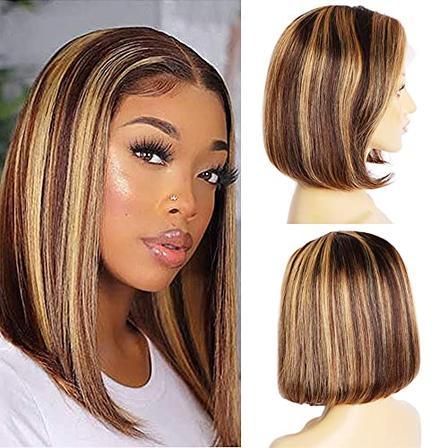 Short Ombre Bob 13x6 HD Lace Wig 9inch