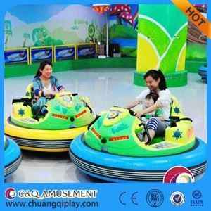 popular indoor playground rides, UFO bumper car, Happy Bumper Car, cheap round bumper car