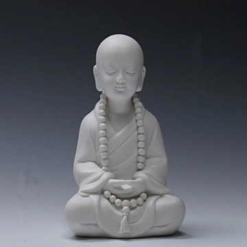 Hot Sale Garden Decoration Sculpture tiny stone little baby monk statue