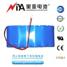 High capacity ER34615X6 battery pack 3.6V 114Ah 1S6P battery pack with connectors