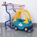 Chariot de magasinage Kiddie Supermarché avec sièges enfants