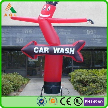 Custom logo promotion small inflatable air dancer for sale/ car wash inflatable air dancer