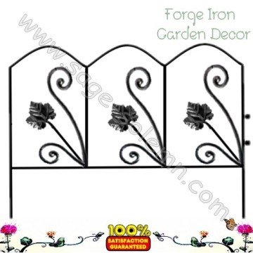 Decorative Garden Fence,Small Garden Fence,Black Garden Fence