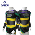 Dandy Custom Rhinestone Team Apparel Girls Cheerleading Outfits Bling Cheer Uniforms