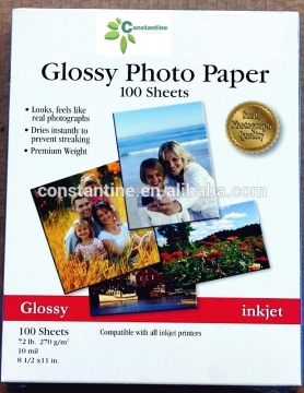 double sided glossy photo paper RC waterproof/Microporous