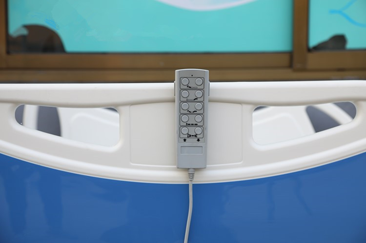 BT-AE007 ABS board 5-function Linak motor backup batteries manual cpr multi-function icu electric hospital bed for sale