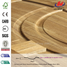 Natural Padouk Wood Veneer Door Skin