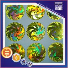 Round Shape Security Hologram Label Sticker