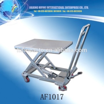 150kg single shear type flatform hydraulic lifting table cart