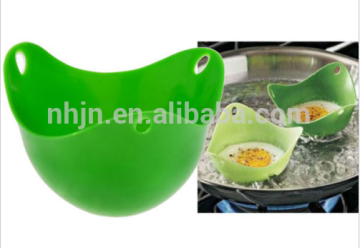 Kitchenware silicone egg poacher pod , FDA approved silicone egg poacher