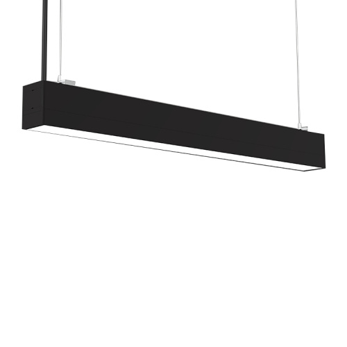 Lumière LED moderne noire noire de 3ft