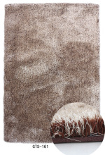Polyester Elastic&Viscose Shaggy Rug