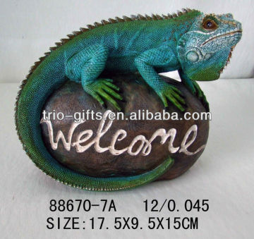 Decoration Iguana polyresin lizard