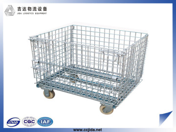 Foldable mesh hand trolley