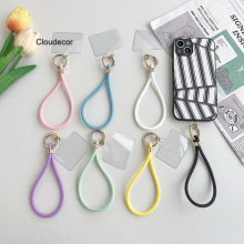 Minimalist Silicone Cellphone Bracelet: A Stylish Wrist Strap for All Phone Cases