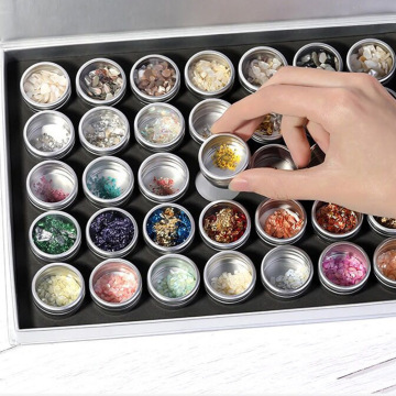 Multi-Functional Nail Art Aluminum Box Jewelry Storage
