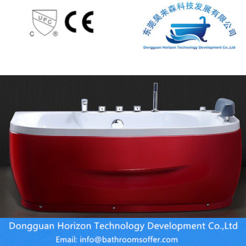 CE Two Persons Corner Rectangle Jacuzzi Bathtub