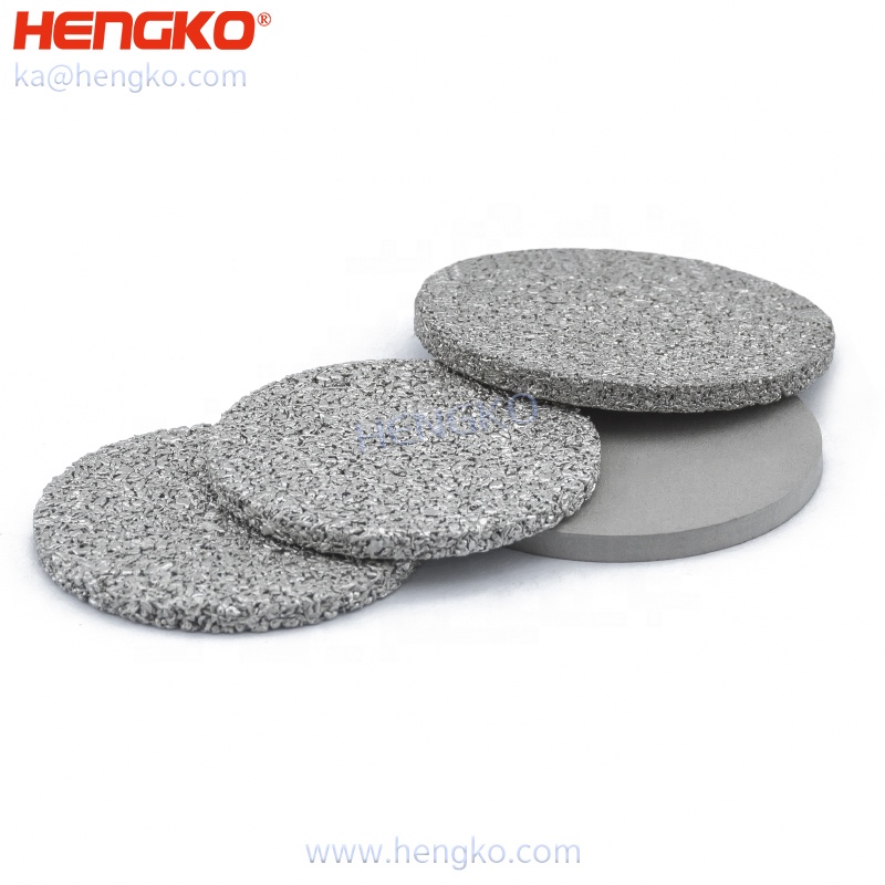 Customized porous metal component sintered stainless steel 316L filter disc for filtration systems