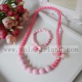 Sun Flower Acrylic Beads Bubblegum Necklace