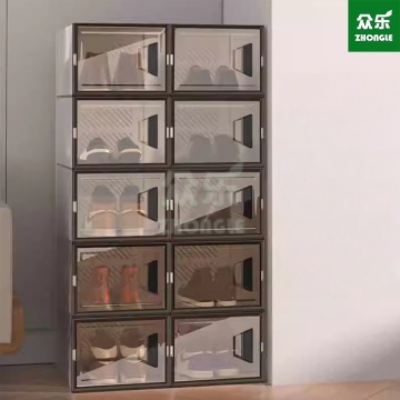 Clear Plastic Shoe Storage Boxes with Easy Access
