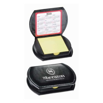 Refillable Leatherette Memo Case