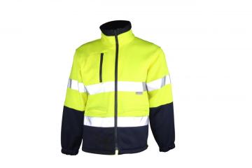 Two tone safety reflective jacket