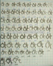 Various Styles Alloy Toggle Jewelry Clasps