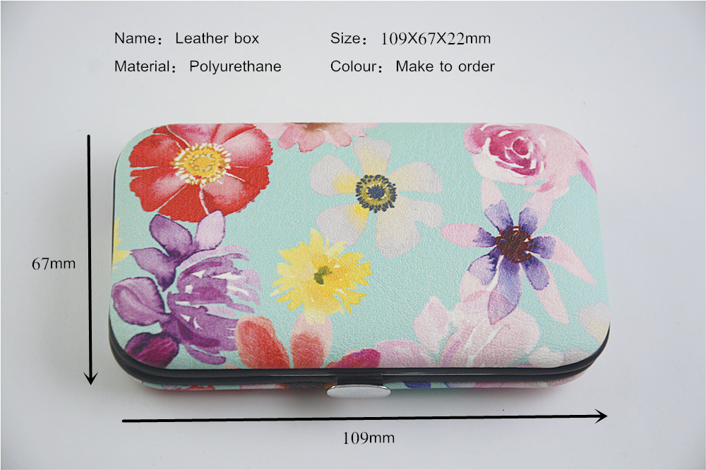 Estuche de cuero para set de manicura Manicure Set Leather Case