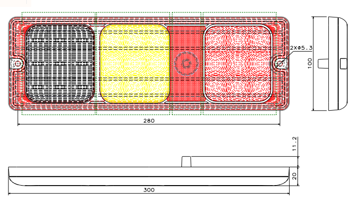 Combination Lamps For Trailers