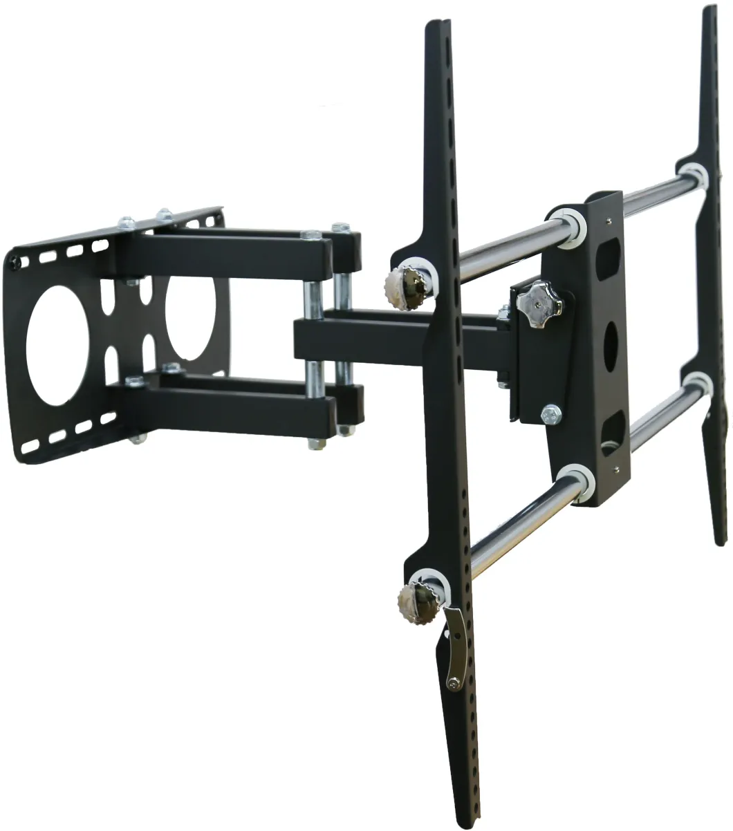 Professional Manufacturer 50 55 60 65 70 80 90 100 Inches Dual Arm Swivel Tilt LCD TV Mount Wall Bracket/