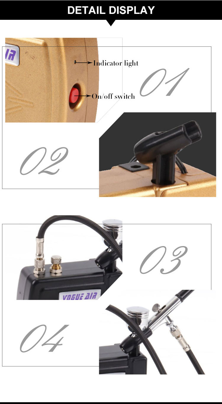 HS08AC-SK Small Airbrush Brow Machine Stain Airbrush Brow Tint