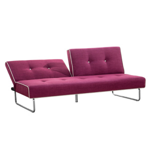 Metalen stof Futon Recliner Slaapbank