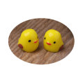 Cartoon 3D Kawaii Animal Yellow Chicken Miniature Artificial DIY Craft Faicy Garden Abbellimento fatto a mano