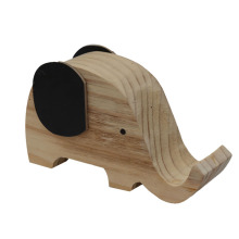 Useful natural wood craft animals