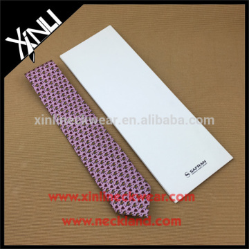 100% Handmade Perfect Knot Silk Neck Tie Silk Printing Service Tie