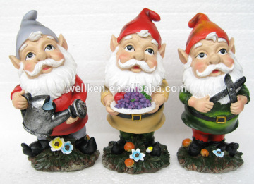 resin gnome figures,2015 new designs gnome figurines