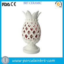 Wholesale ceramic pineapple candle holder