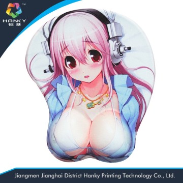 Gift mouse pad custom 3d sexy girl gel mouse pad