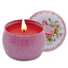 Bulk Personalized Aromatherapy Scented Soy Wax Tin Candles