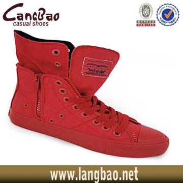 high ankle canvas shoes