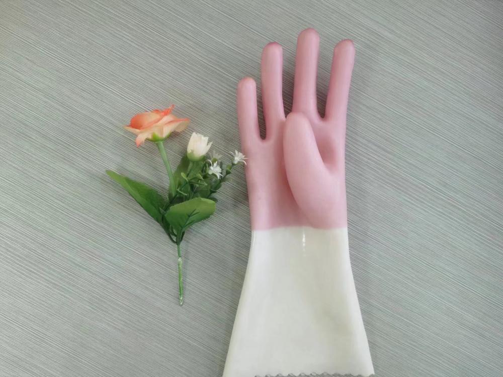 PVC household washing clothes and vegetables gloves