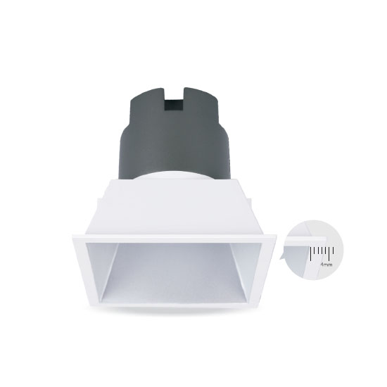 Square White Dimmable 10W LED DownLight