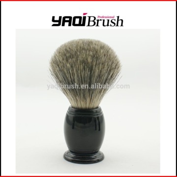 Black resin handle shaving brush