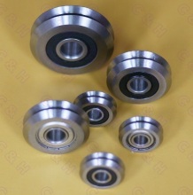 Dual V Guide Wheel Precision Double Row Angular Contact Ball Bearings